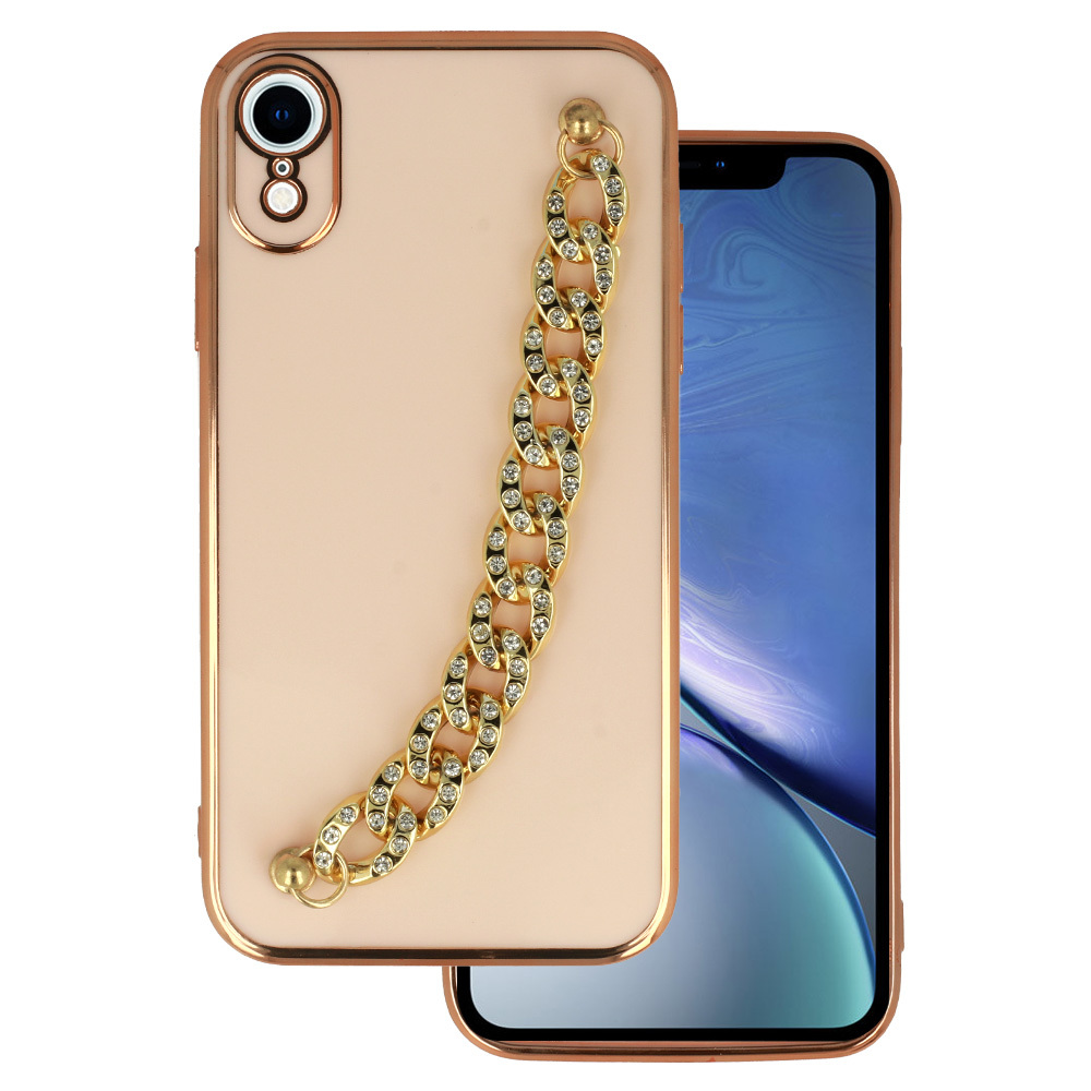 Levně Trendové pouzdro pro Iphone XR design 4 light pink