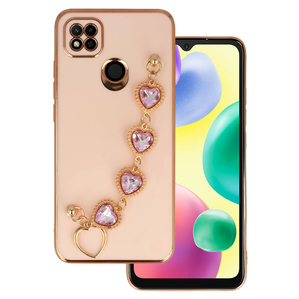 Levně Trendové pouzdro pro Xiaomi Redmi 10A design 2 light pink