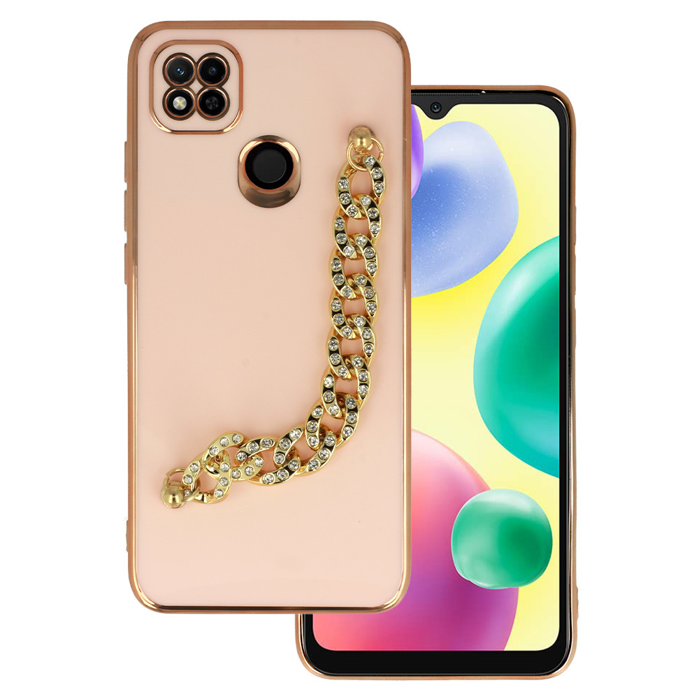 Levně Trendové pouzdro pro Xiaomi Redmi 10A design 4 light pink