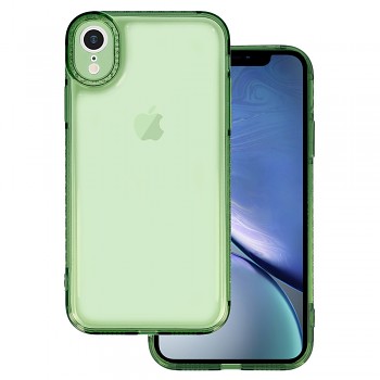 Pouzdro Crystal Diamond 2 mm pro Iphone XR Transparent green