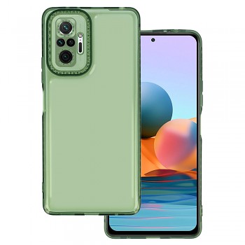 Crystal Diamond 2mm pouzdro pro Xiaomi Redmi Note 10 Pro/Note 10 Pro Max Transparent green