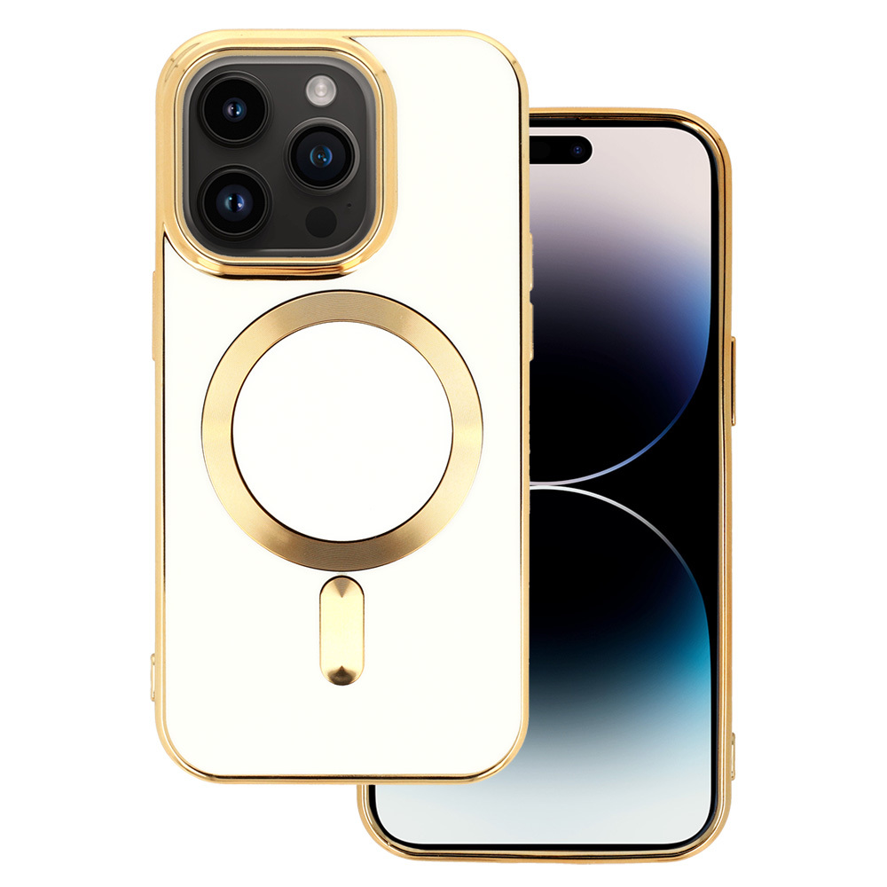 Levně Beauty Magsafe pouzdro pro Iphone 13 Pro bílé