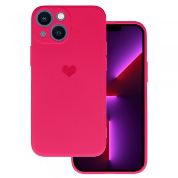Vennus Silikonové pouzdro Heart pro Iphone 13 design 1 fuchsiová