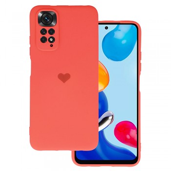 Vennus Silikonové pouzdro se srdíčkem pro Xiaomi Redmi Note 11 Pro/Note 11 Pro 5G design 1 coral