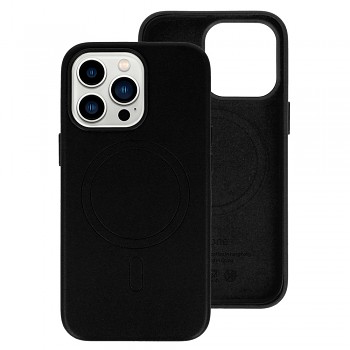 Kožené pouzdro MagSafe pro Iphone 13 Pro Black