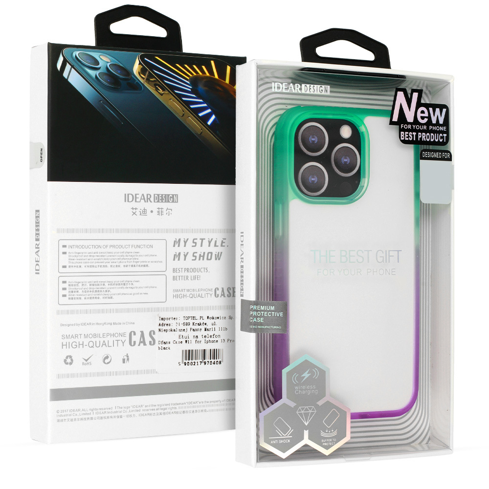 Levně Pouzdro IDEAR W15 pro Iphone 14 Plus mint-purple