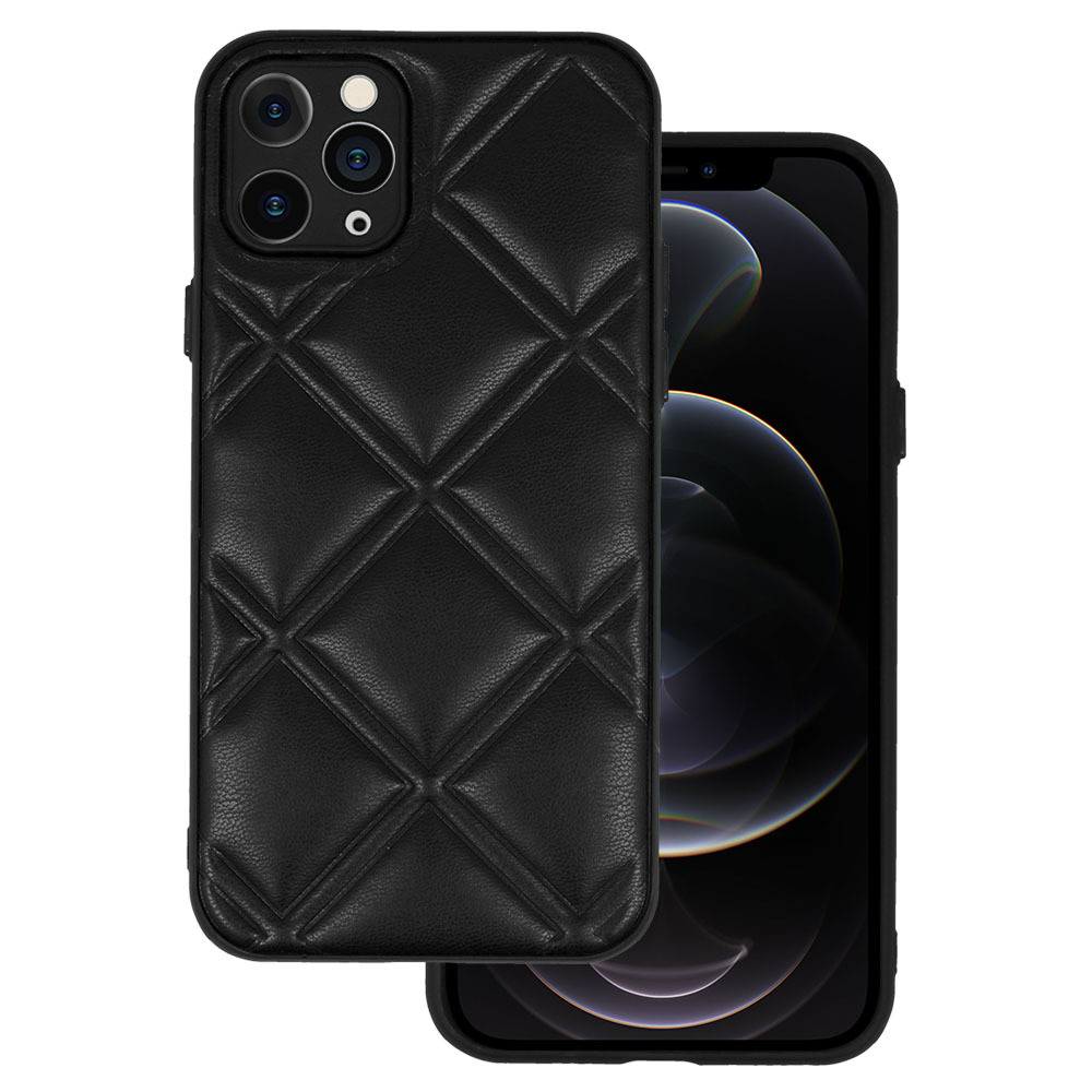 Levně Kožené 3D pouzdro pro Iphone 11 Pro design 3 černé