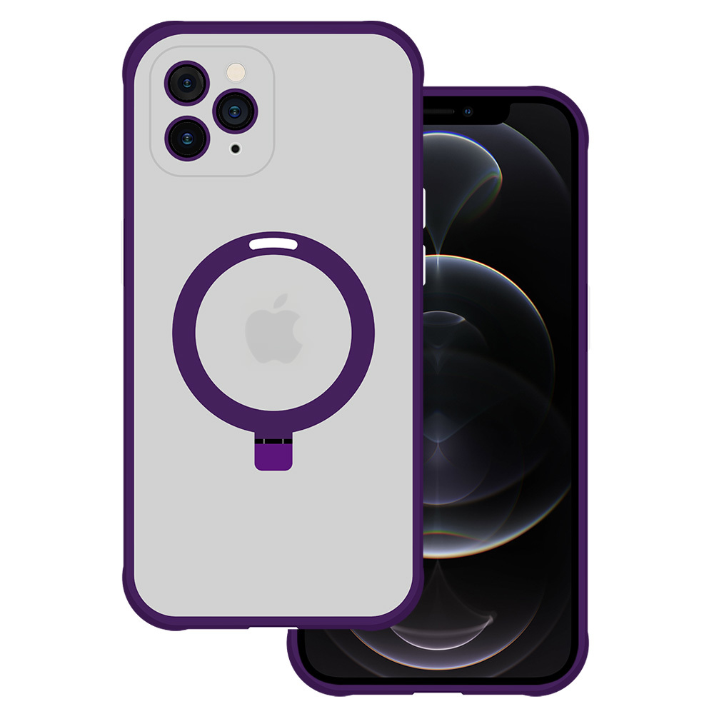 Levně Tel Protect Magical Magsafe Stand Case pro Iphone 11 Pro fialový