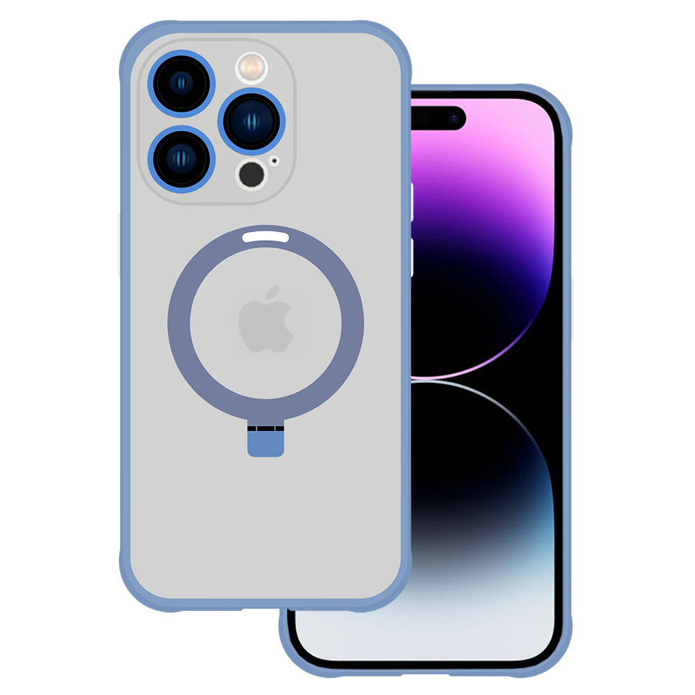 Levně Tel Protect Magical Magsafe Stand Case pro Iphone 14 Pro modrý