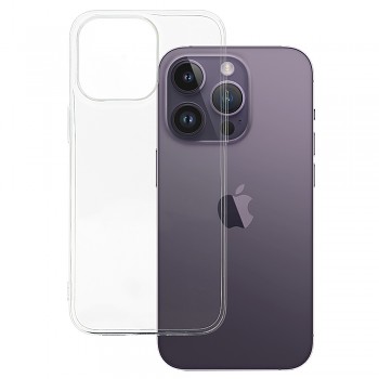 Zadní kryt TopQ Ultra Clear na iPhone 15 Pro Max průhledný