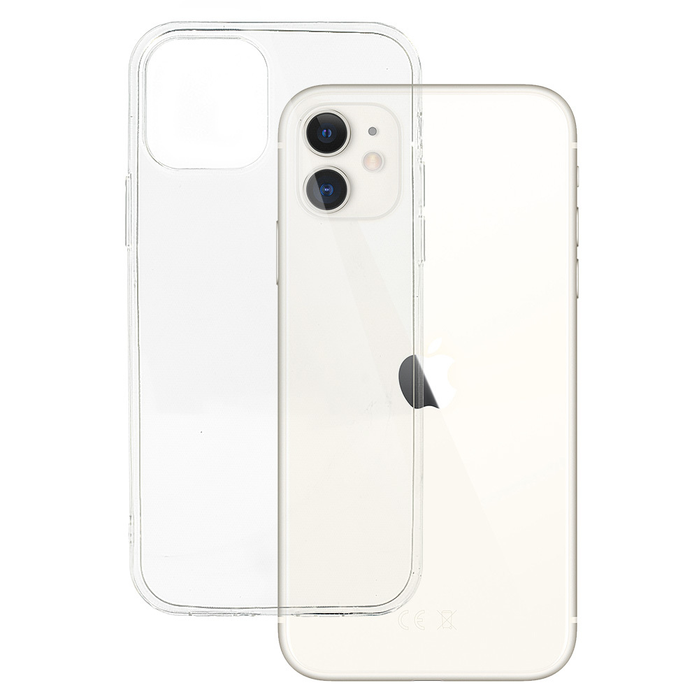 Levně Ultra čiré 1mm pouzdro pro Iphone 12 Transparentní