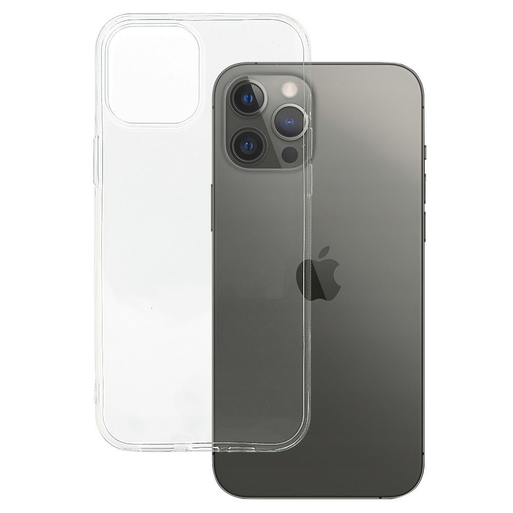 Levně Ultra čiré 1mm pouzdro pro Iphone 12 Pro Transparent