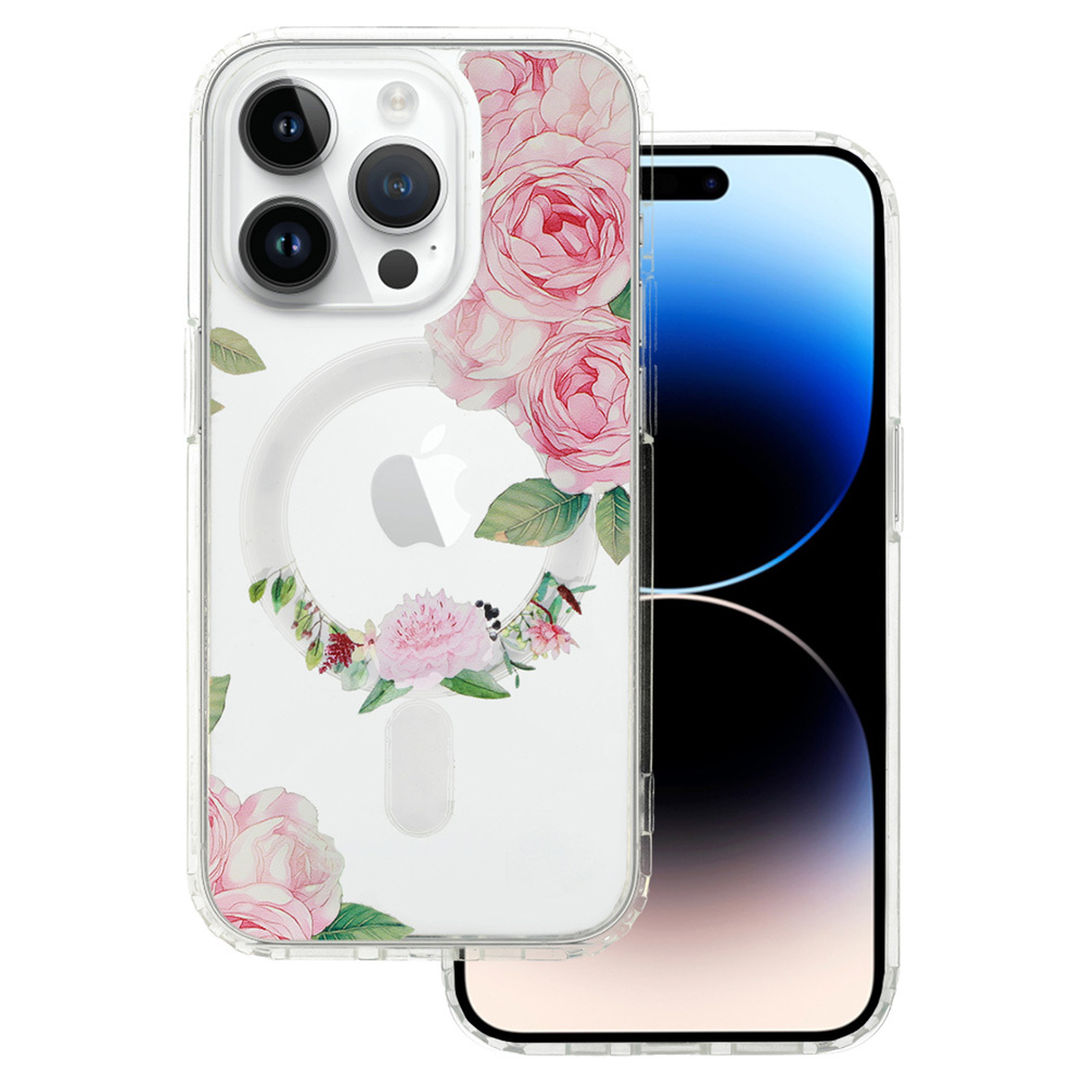 Levně Tel Protect Flower Magsafe pro Iphone 15 design 1
