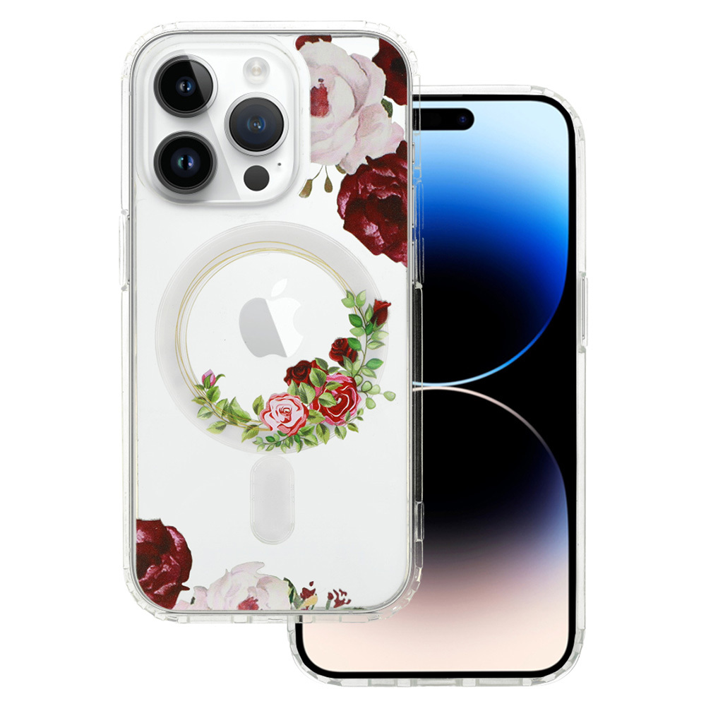 Levně Tel Protect Flower Magsafe pro Iphone 15 Pro design 2