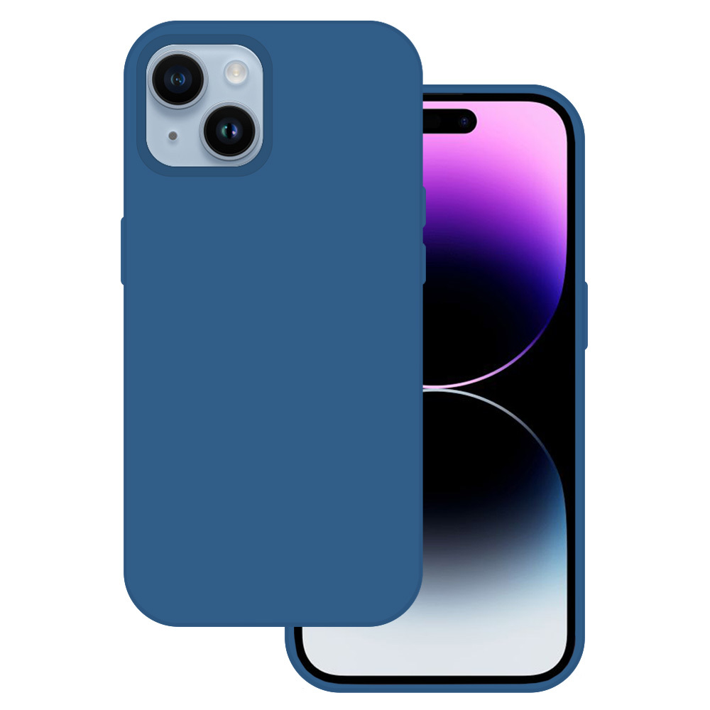 Levně Tel Protect Silicone Premium pro Iphone 15 Plus navy