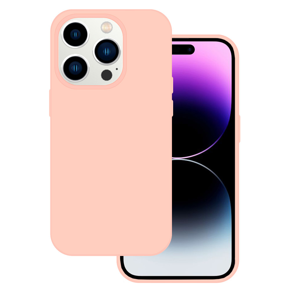 Levně Tel Protect Silicone Premium pro Iphone 15 Pro light pink