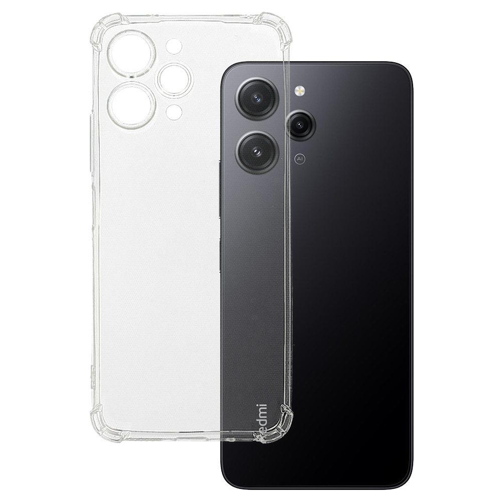 Levně Odolný kryt na Xiaomi Redmi 12 průhledný