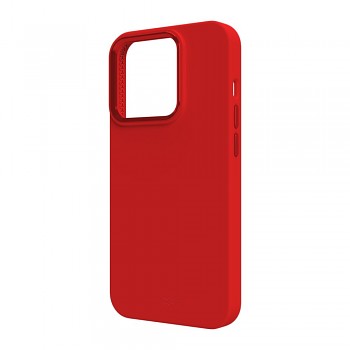 Zadní kryt FIXED MagFlow s podporou MagSafe pro Apple iPhone 15, červený
