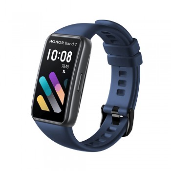 Silikonový řemínek FIXED Silicone Strap pro Honor Band 6/7, modrý