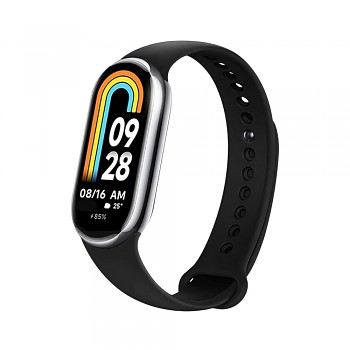 Silikonový řemínek FIXED Silicone Strap pro Xiaomi Mi Band 8, černý