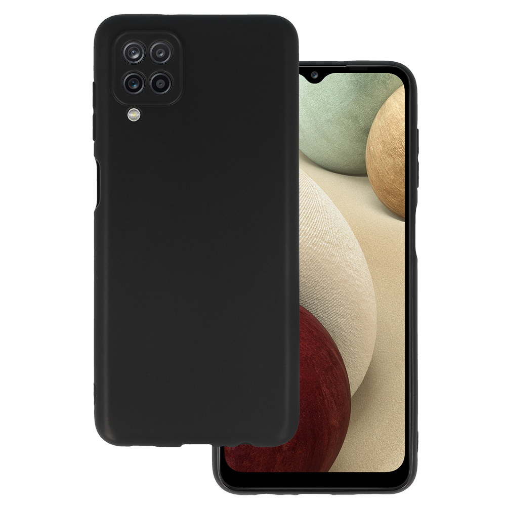 Levně Zadní kryt MATT pro SAMSUNG GALAXY A12 Black