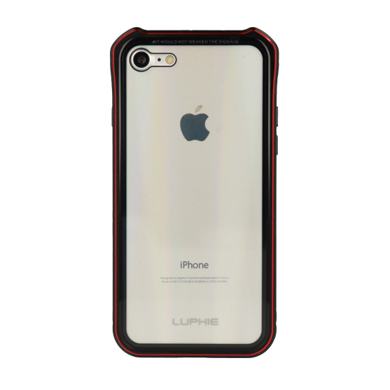 Levně Magnetické pouzdro Luphie AURORA pro Iphone XS MAX (6,5") černo-červené
