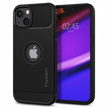 Pouzdro SPIGEN Rugged Armor ACS03314 pro Iphone 13 Mini - matně černé