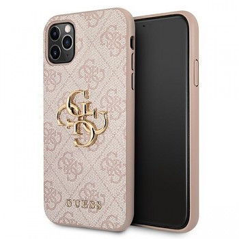 Originální pouzdro GUESS 4G Big Metal Logo GUHCN654GMGPI pro Iphone 11 Pro Max pink