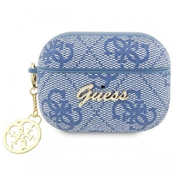Originální pouzdro GUESS 4G Charm Collection GUAP2G4GSMB pro Airpods Pro 2 cover blue
