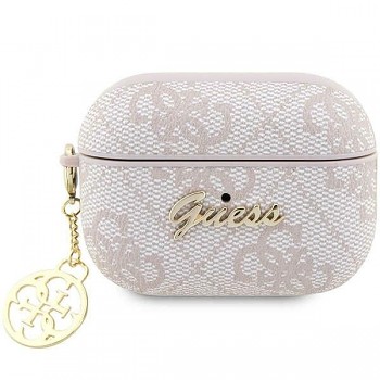Originální pouzdro GUESS 4G Charm Collection GUAP2G4GSMP pro Airpods Pro 2 cover pink