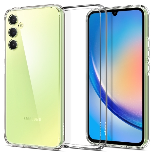 Levně Pouzdro SPIGEN Ultra Hybrid ACS05904 pro Samsung Galaxy A34 5G - Crystal Clear
