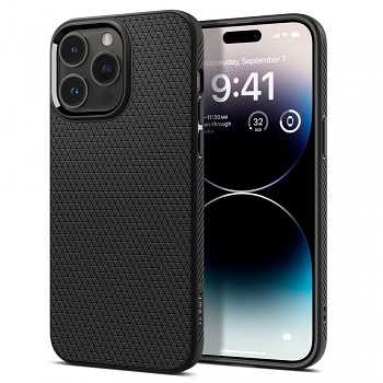 Pouzdro SPIGEN Liquid Air ACS06704 do Iphone 15 Pro - matně černé