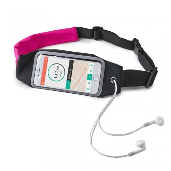 Sportovní neoprénové pouzdro CELLY RUNBDUO, velikost XXL pro telefony do 6,2", růžové