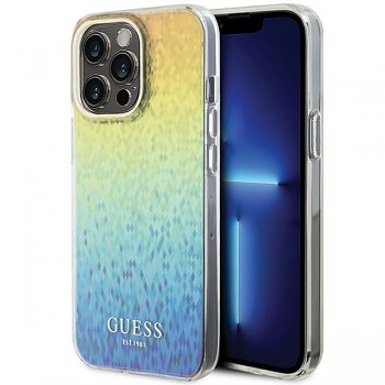 Originální pouzdro GUESS IML Faceted Mirror Disco Iridescent hardcase GUHCP15XHDECMI pro Iphone 15 Pro Max multicolor