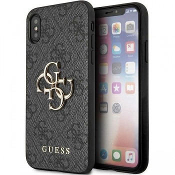 Originální pouzdro GUESS 4G Big Metal Logo GUHCPX4GMGGR pro Iphone X/ Xs grey