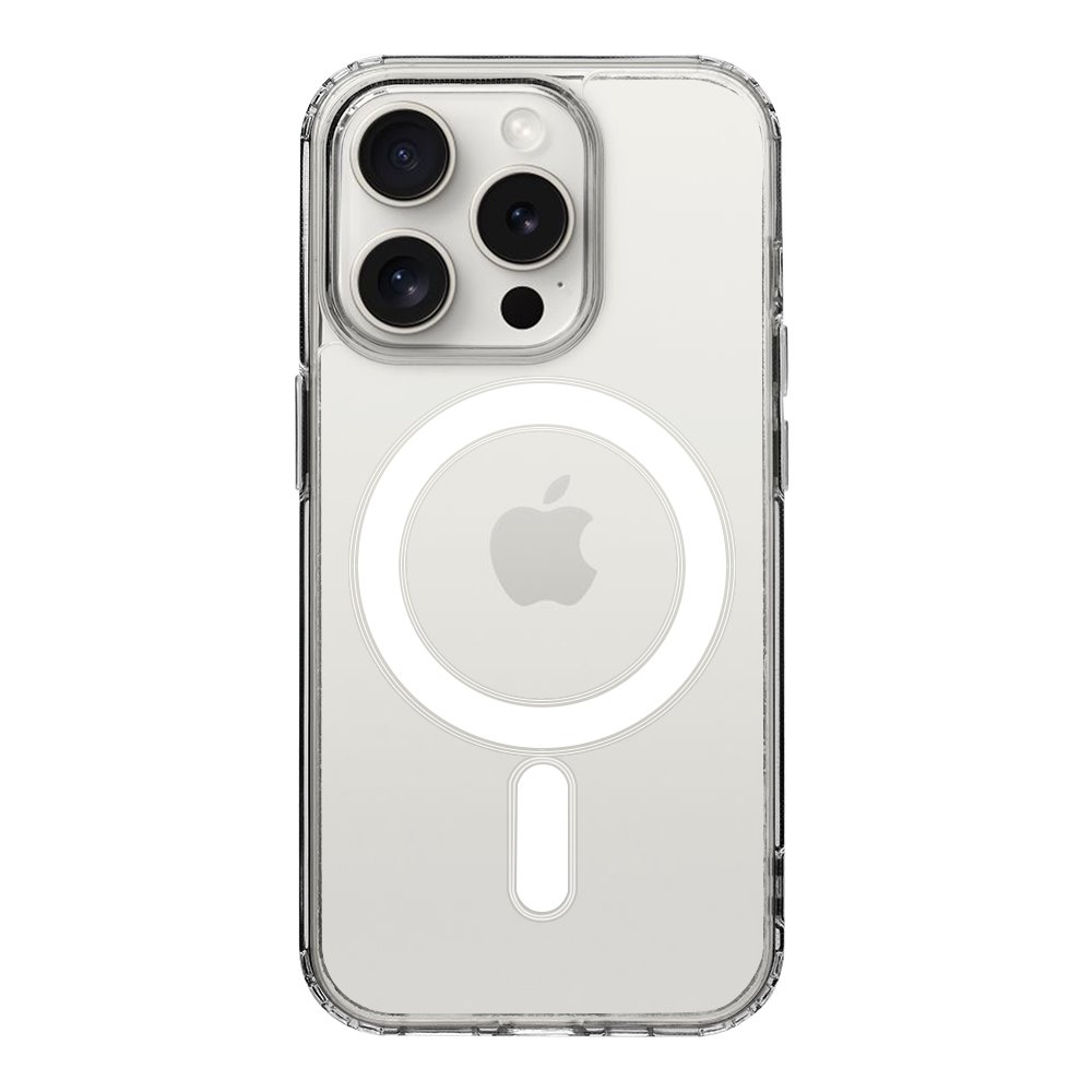Levně Tactical MagForce Kryt pro Apple iPhone 15 Pro Transparent