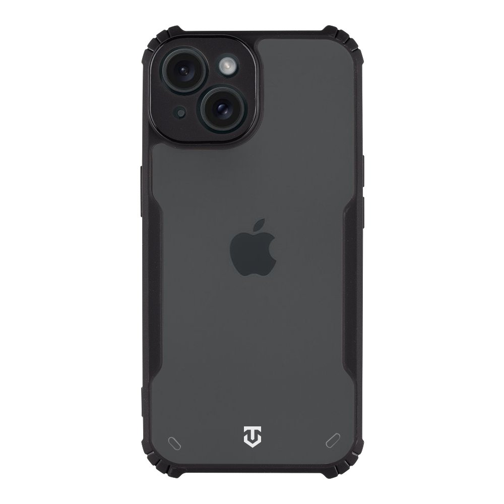 Levně Tactical Quantum Stealth Kryt pro Apple iPhone 15 Clear/Black