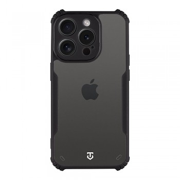 Tactical Quantum Stealth Kryt pro Apple iPhone 15 Pro Clear/Black 