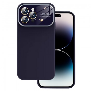 Měkké silikonové pouzdro na čočky pro Iphone 11 fialové