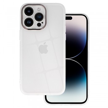 Ochranné pouzdro s čočkou pro Iphone 13 Pro bílé čiré