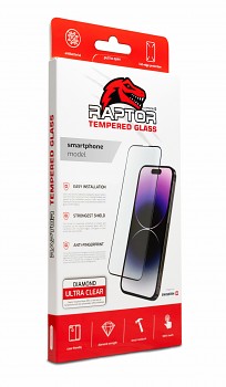 Tvrzené sklo Swissten Raptor Diamond Ultra Clear 3D pro iPhone 15 Pro Max černé