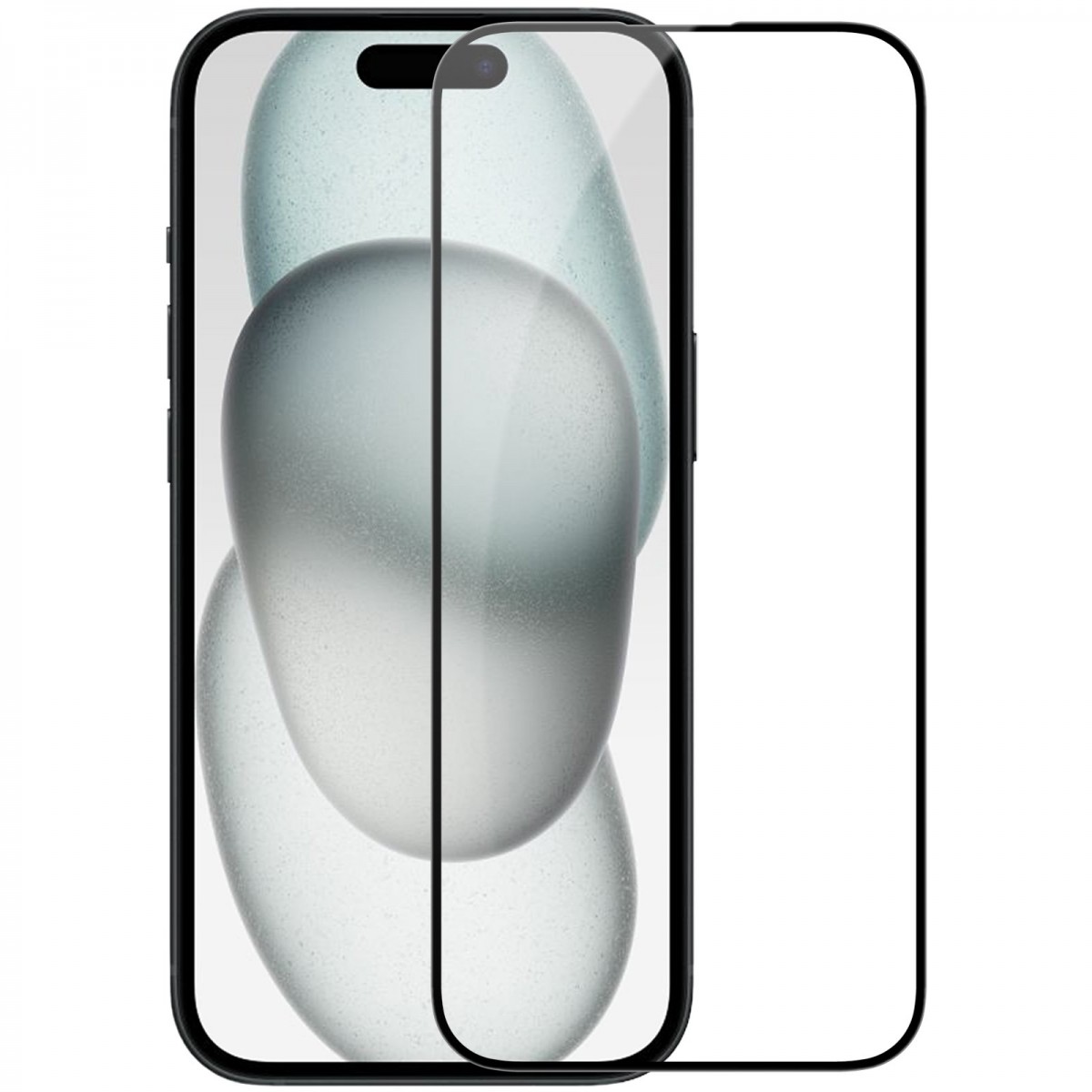 Levně Nillkin Tvrzené Sklo 2.5D CP+ PRO Black pro Apple iPhone 15