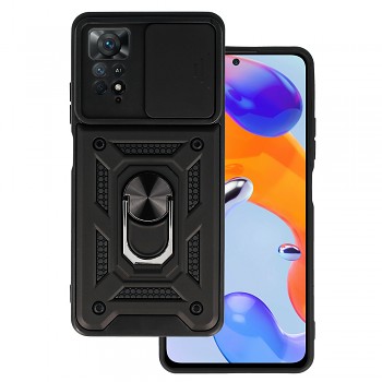 Slide Camera Armor Case pro Xiaomi Redmi Note 11 Pro/Note 11 Pro 5G Black