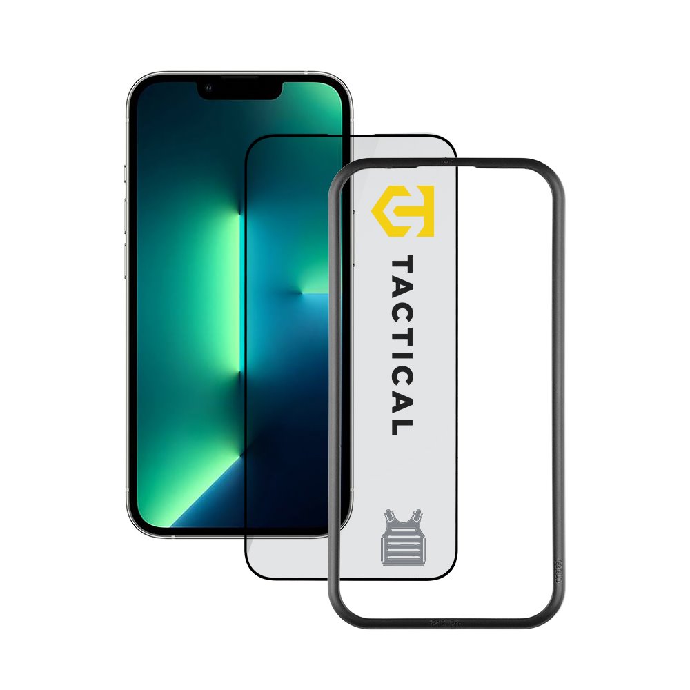 Levně Tvrzené sklo Tactical Glass Impact Armour pro Apple iPhone 13-13 Pro-14-16e