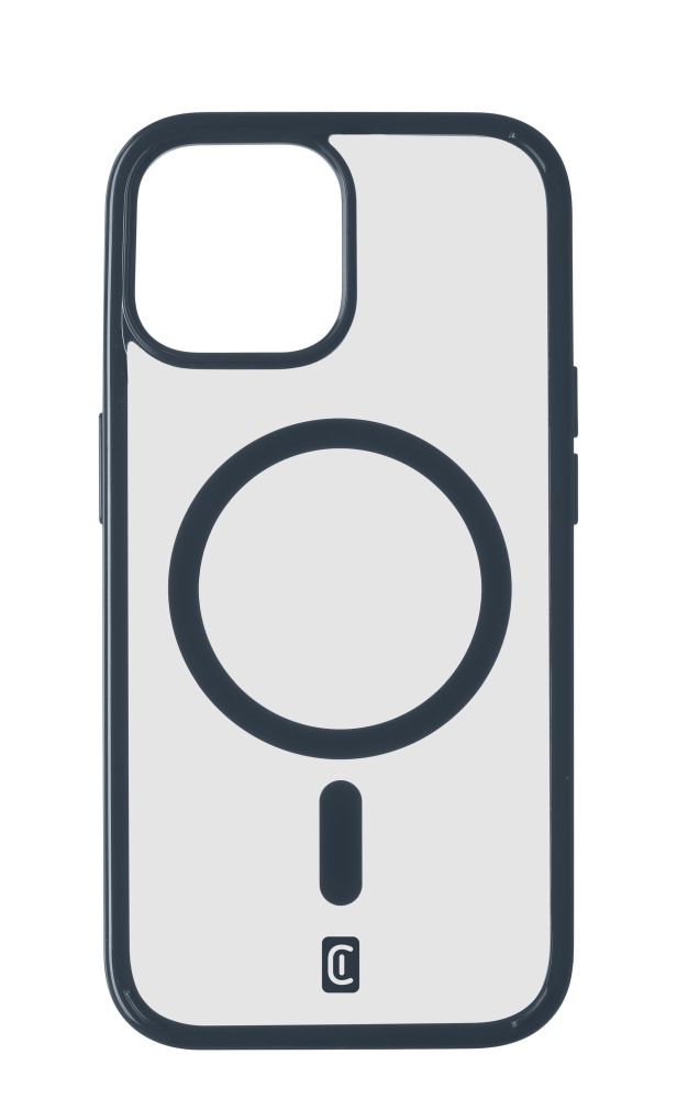 Levně Zadní kryt Cellularline Pop Mag s podporou Magsafe pro Apple iPhone 15 Plus, čirý / modrý