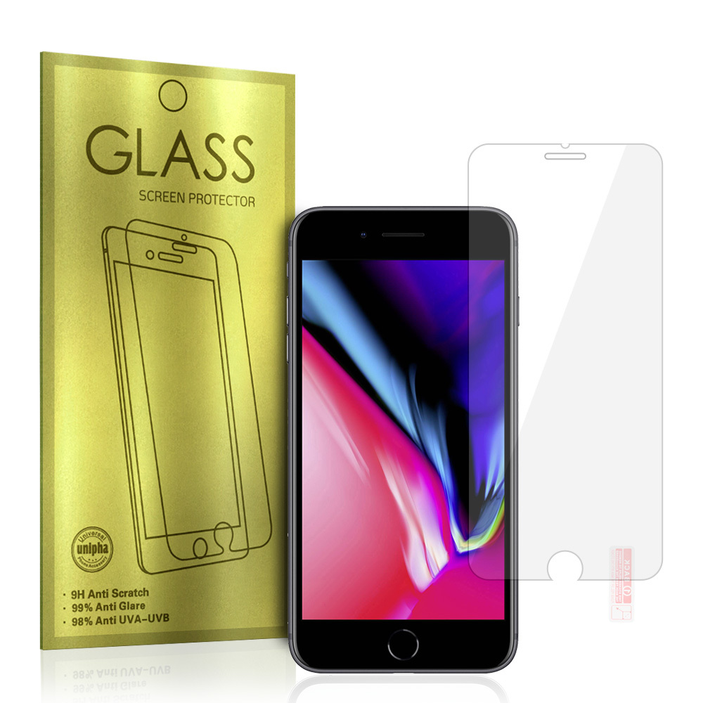 Levně Tvrzené sklo Gold pro IPHONE 7 PLUS - 8 PLUS