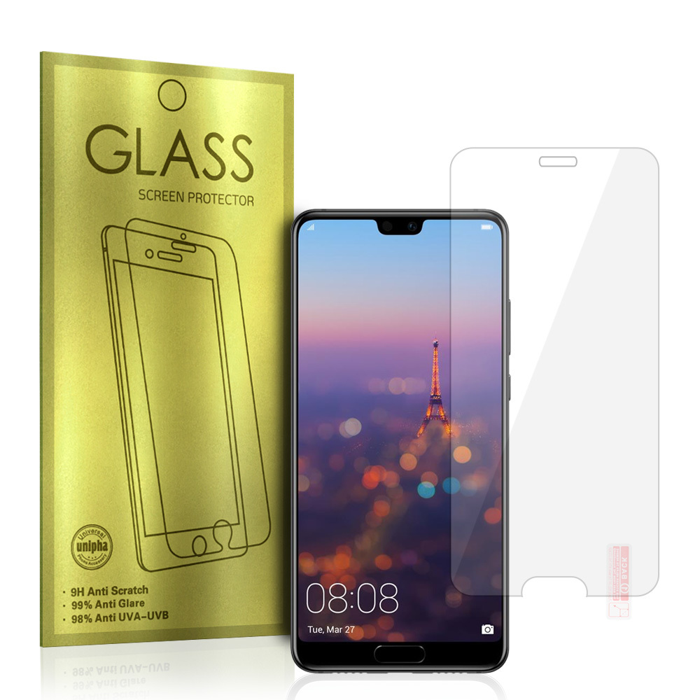 Levně Tvrzené sklo Gold pro HUAWEI P20 PRO