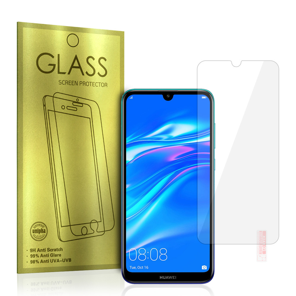 Levně Tvrzené sklo Gold pro HUAWEI Y7 2019