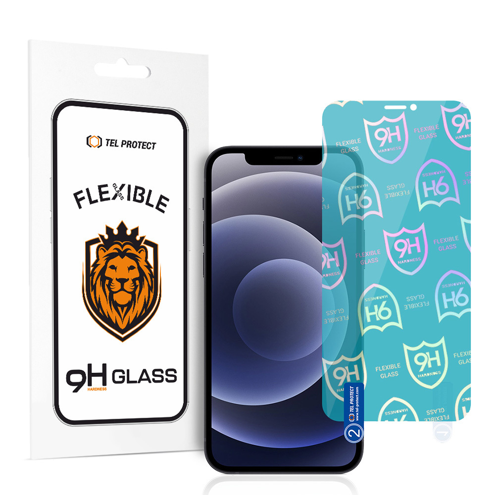 Levně Tel Protect Best Flexible Hybrid Glass pro IPHONE 12 - 12 PRO