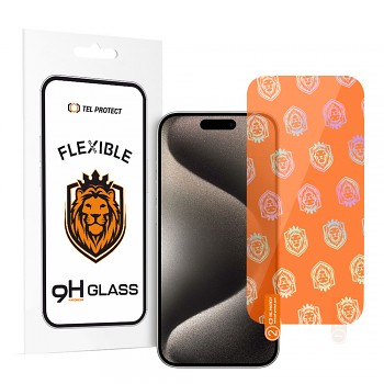 Tel Protect Best Flexible Hybrid Glass pro IPHONE 15 PLUS - 15 PRO MAX